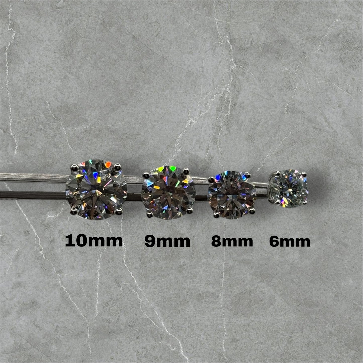 Solitaire Earrings