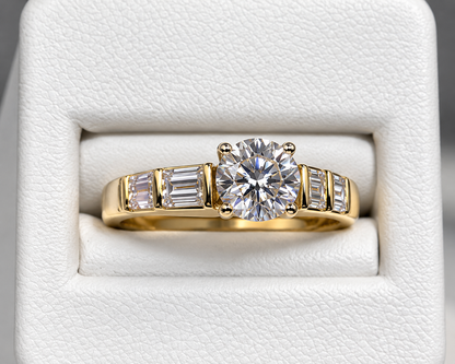Natural Diamond 18k Ring