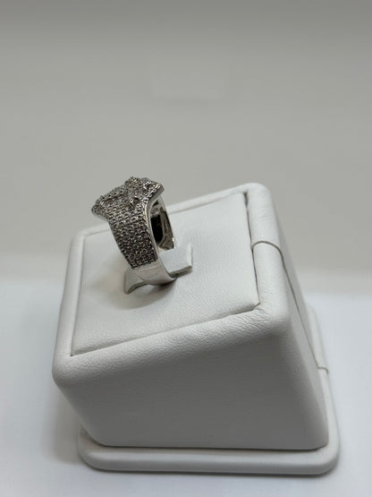 Iced out Cross Ring