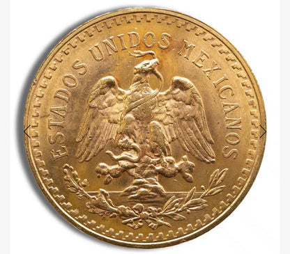 1947 Mexican Gold 50 Peso