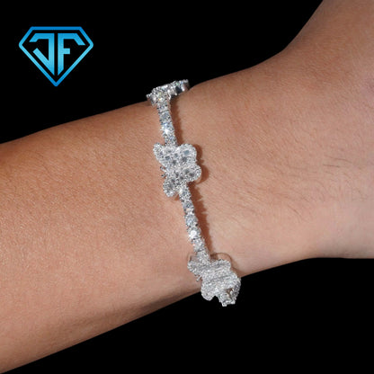 Baguette Butterfly Diamond Bracelet