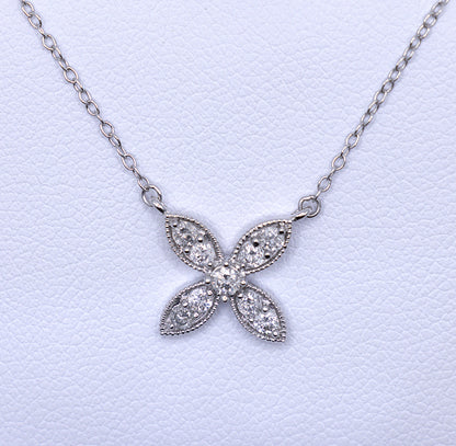 10K Clover Necklace
