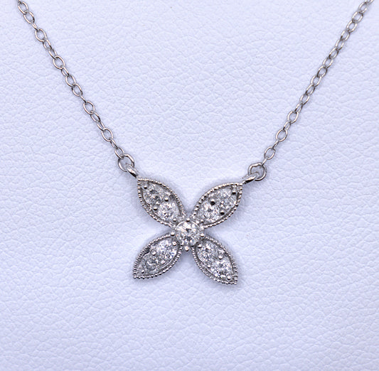 10K Clover Necklace