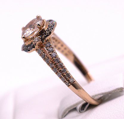 10KT Morganite Ring